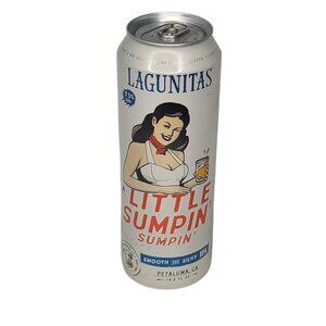Lagunitas Little Sumpin IPA Empty Beer Can Bottom Opened Tall Boy Petaluma CA